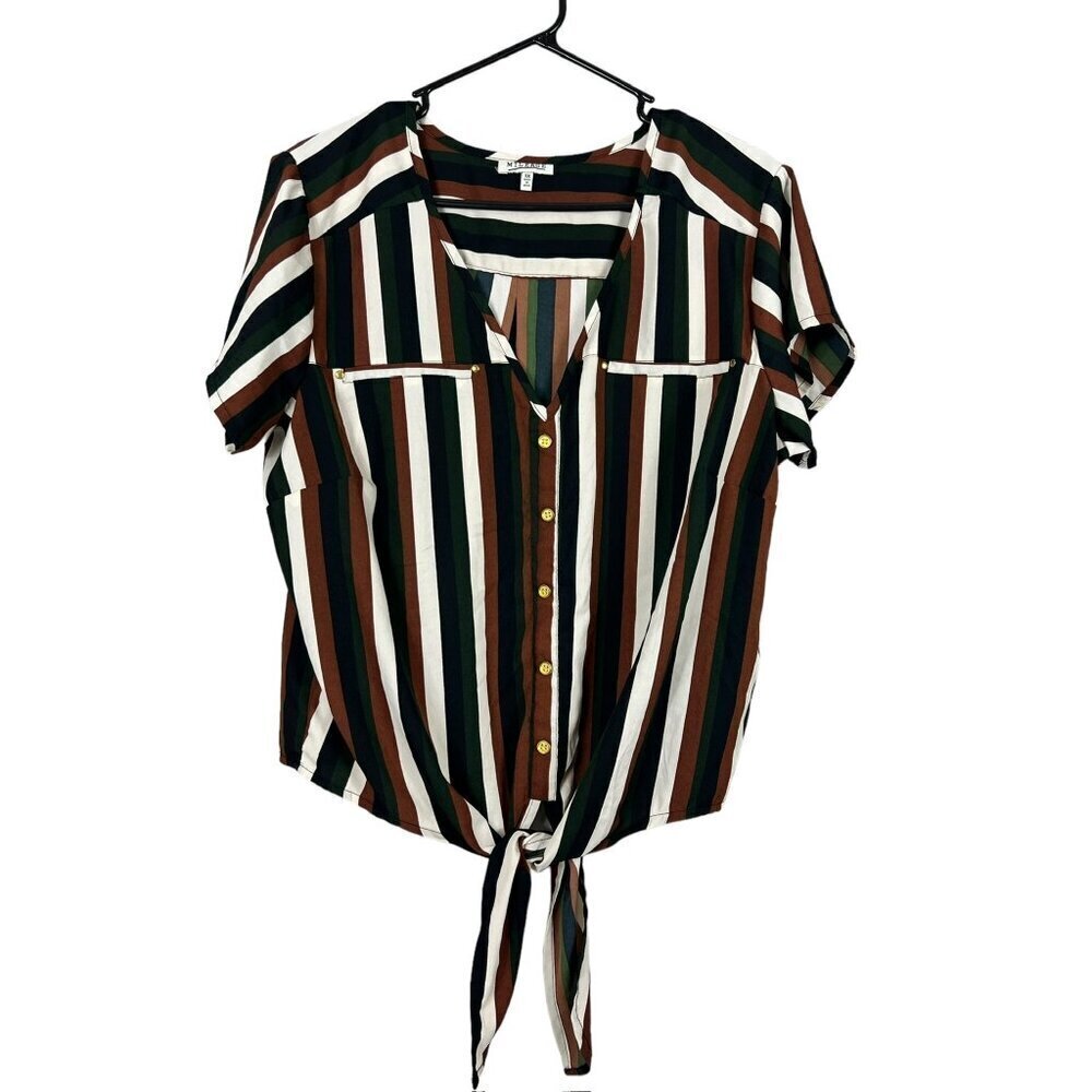 Mileage Women's Crop Tie Top